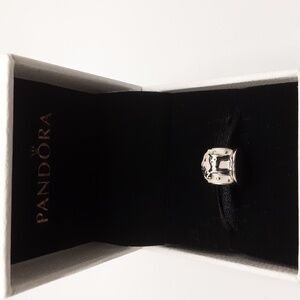 Authentic Pandora Snow Globe Charm - Excellent Used Condition